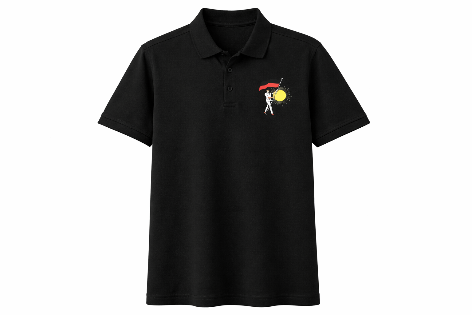 DMK Youth Wing Polo T-Shirt – Premium Black Edition